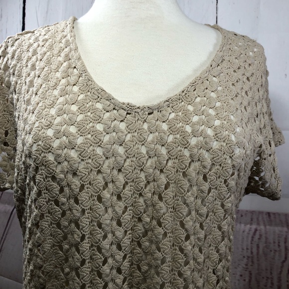 Andrea Jovine Oatmeal Colored Swimsuit Cover Up - Picture 6 of 8